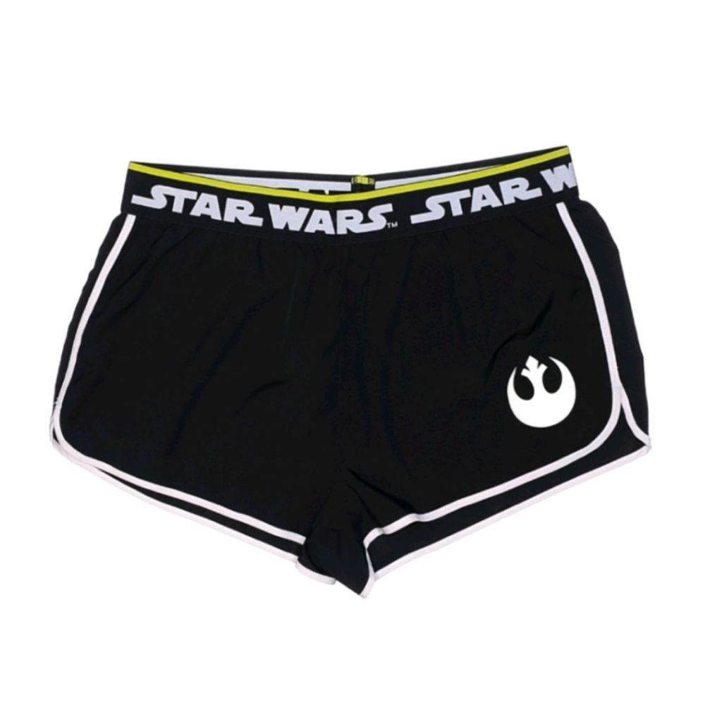 SOLD Disney Star Wars Rebel Black Athletic Running Shorts size XS